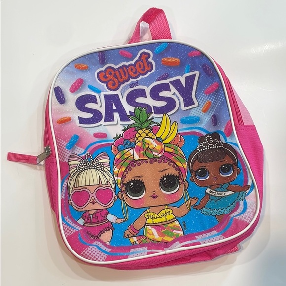 Sweet and Sassy Kids Backpack - Pink - Picture 1 of 2